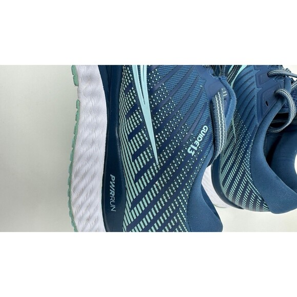 Saucony Womens Guide 13 S10549-25 Aqua Blue Running‎ Shoes Sneakers Size 9.5 - Picture 3 of 10